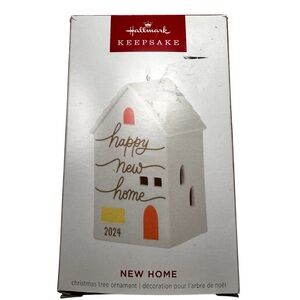 Hallmark Keepsake White/multicolored porcelain New Home Ornament 2024